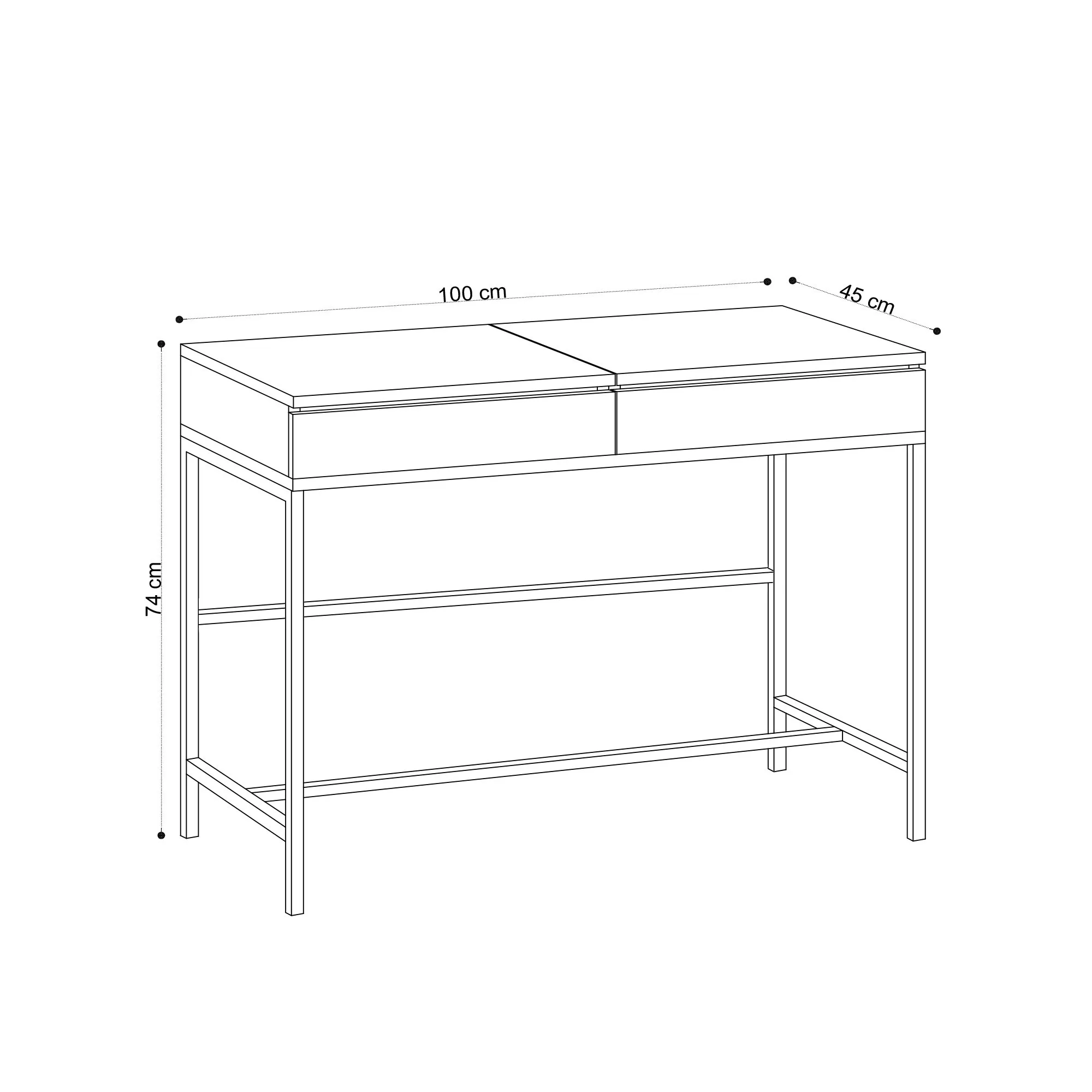 Masă de machiaj Linda – Funcționalitate și Eleganță într-un Design Modern [7]