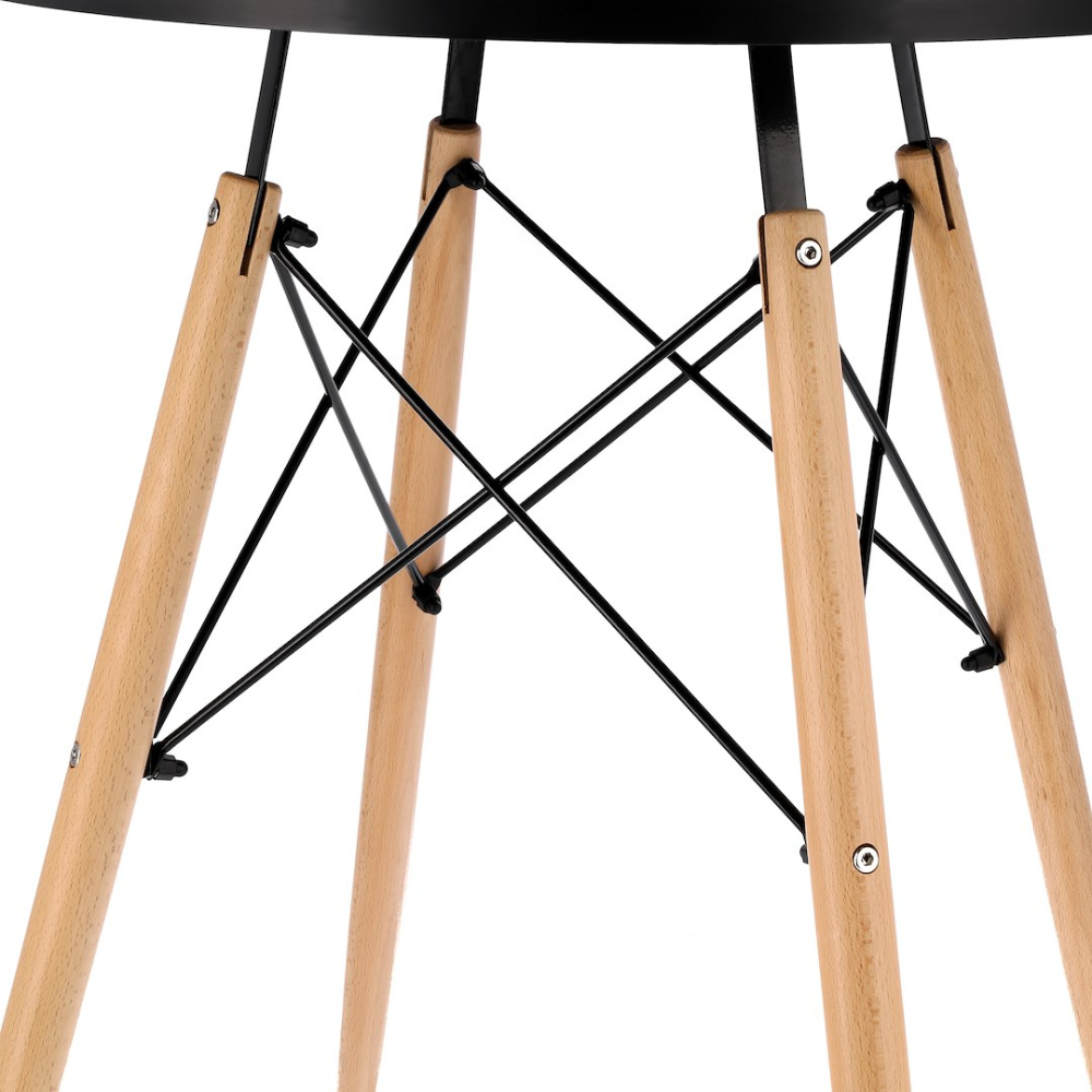 Круглый стол Jumi 60×60×74 см – Скандинавский стиль для современного интерьера [2]