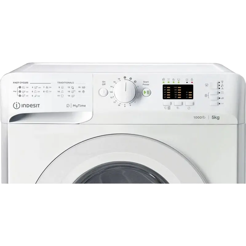 Mașină de spălat Indesit OMTWSA 51052 W EU, 5kg, Alb – Compactă și eficientă [5]