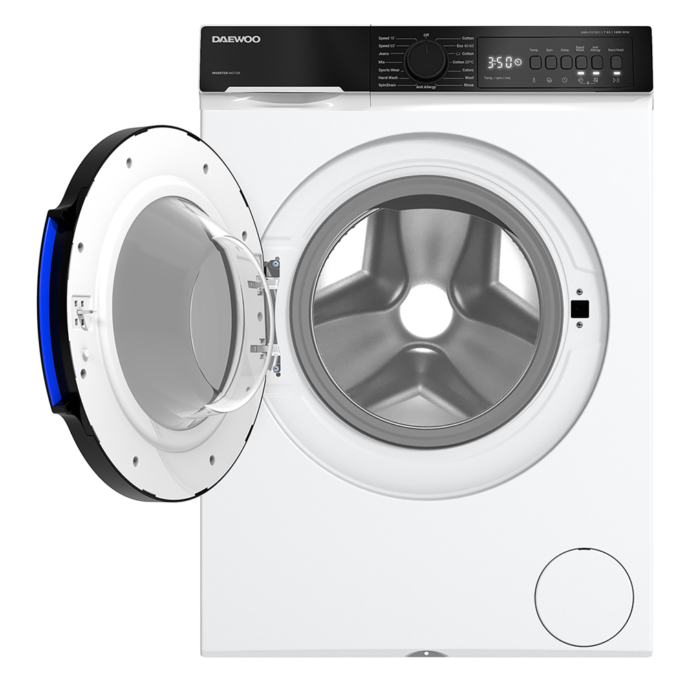 Mașină de spălat rufe Daewoo DWD-CV7021, 7 kg, 1400 rpm, Motor Inverter, Display [2]