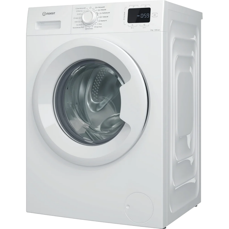 Mașină de spălat rufe Indesit IM 864 MY (8 kg, 1400 RPM, Clasa A, Curățare cu abur, Program rapid 14 min, Alb) [3]