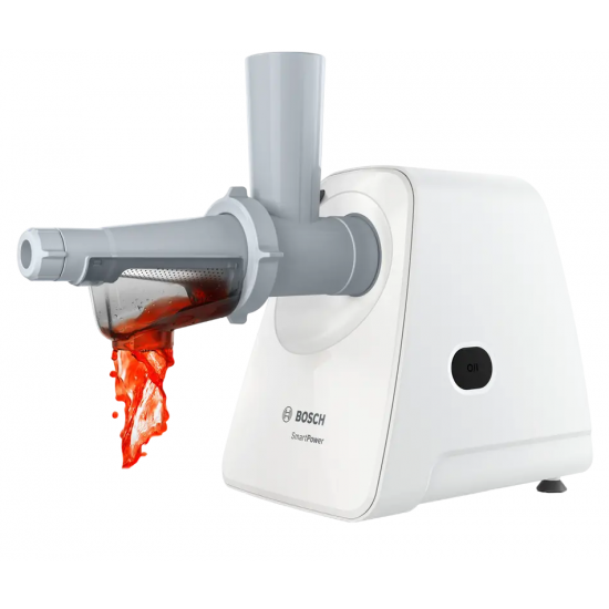 Meat Mincer Bosch MFW2517Putere:  1800 WMaterialul carcasei:  Plastic Capacitatea de mărunșire :  1,7 kg/mProtecție la suprasarcină:  ДаAccesoriu pentru cârnați:  ДаStorcător pentru fructe și legume:  Да [2]