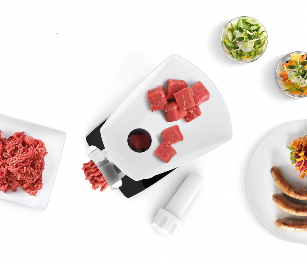 Meat Mincer Bosch MFW3X14WPutere:  2000 WMaterialul carcasei:  Metal, Plastic Capacitatea de mărunșire :  2,5 kg/mFuncție revers:  ДаProtecție la suprasarcină:  ДаAccesoriu pentru cârnați:  Да [3]