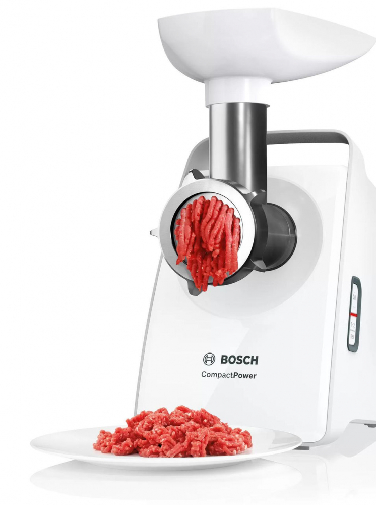 Meat Mincer Bosch MFW3X14WPutere:  2000 WMaterialul carcasei:  Metal, Plastic Capacitatea de mărunșire :  2,5 kg/mFuncție revers:  ДаProtecție la suprasarcină:  ДаAccesoriu pentru cârnați:  Да [2]