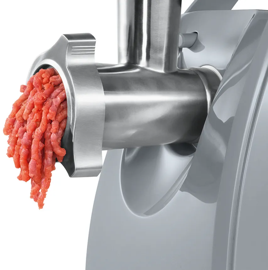 Meat Mincer Bosch MFW66020Putere:  1800 WMaterialul carcasei:  Plastic Capacitatea de mărunșire :  3 kg/mFuncție revers:  ДаAccesoriu pentru cârnați:  Да [3]