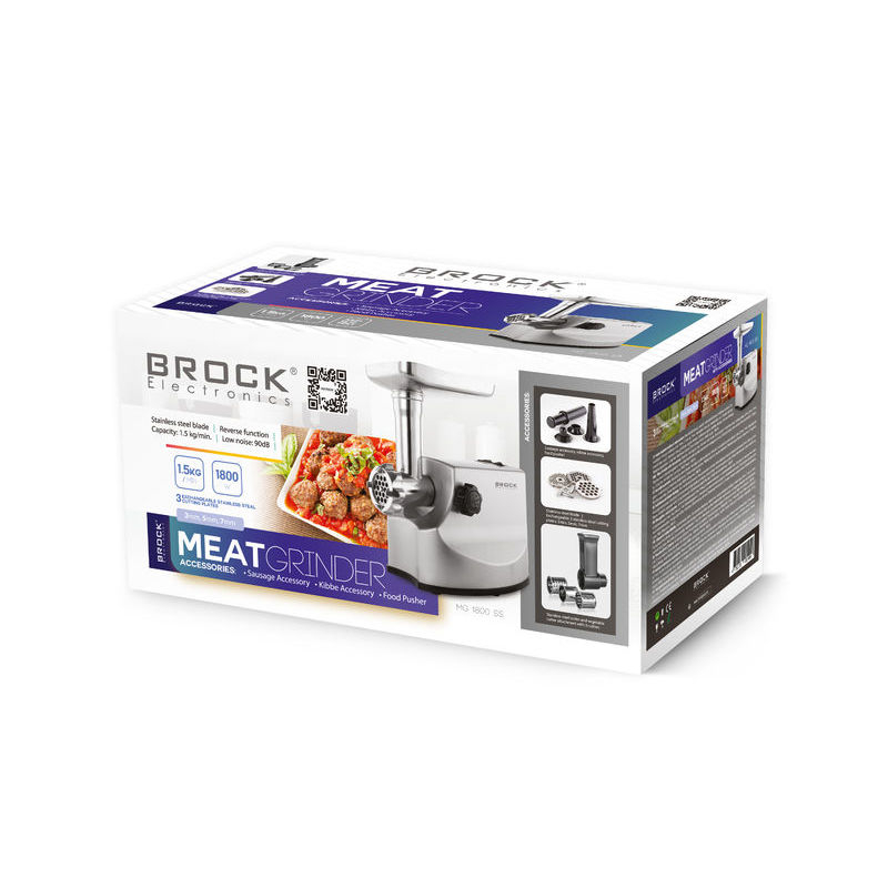 Mașină de Tocat Carne BROCK MG 1800 SS, 1800W [2]