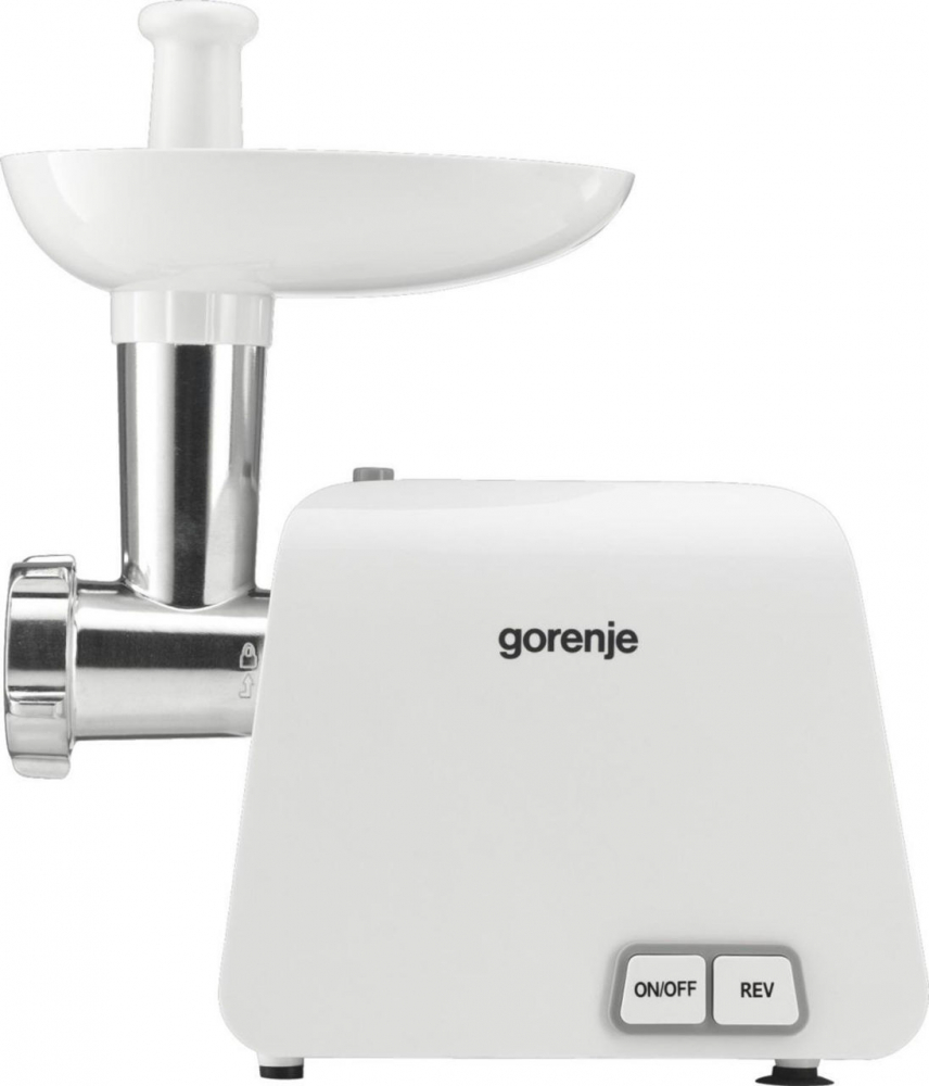 Meat mincer Gorenje MG1602WPutere:  1600 WMaterialul carcasei:  Metal, Plastic Capacitatea de mărunșire :  1,9 kg/mFuncție reversProtecție la suprasarcinăAccesoriu pentru cârnați [2]