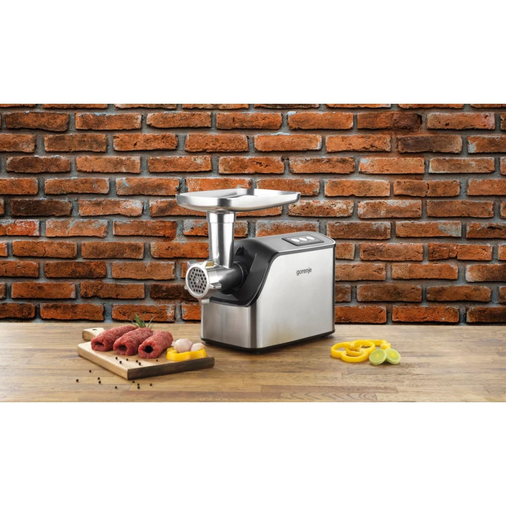 Meat Mincer Gorenje MG2202XEhttps://international.gorenje.com/products/food-preparation/meat-grinders/MEAT-GRINDER-MG2202XE-GOR/p/000000000000740011 [5]