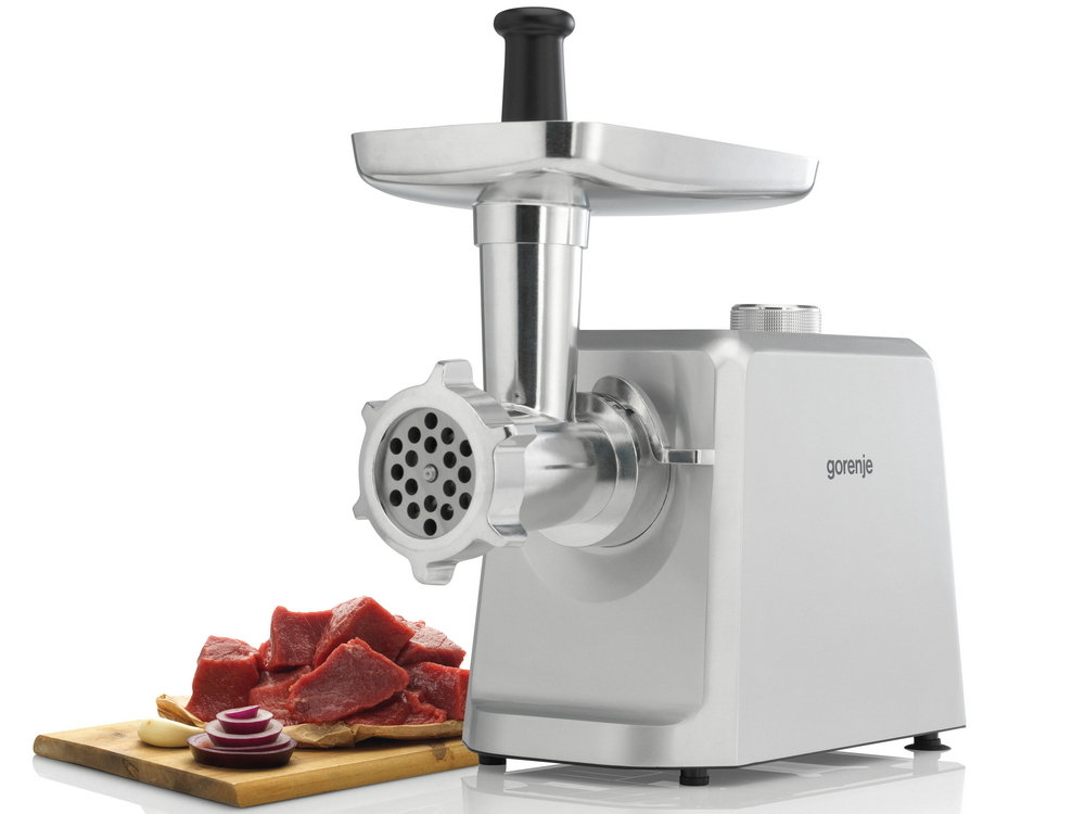 Meat mIncer Gorenje MG2502SJXPutere:  2500 WMaterialul carcasei:  Metal, Plastic Capacitatea de mărunșire :  2,4 kg/mProtecție la suprasarcinăAccesoriu pentru cârnațiStorcător pentru fructe și legume [5]