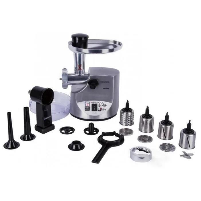 Meat Mincer Kenwood MG 516Putere:  1600 WMaterialul carcasei:  Aluminiu Capacitatea de mărunșire :  2 kg/mFuncție revers:  ДаProtecție la suprasarcină:  ДаAccesoriu pentru cârnați:  Да [2]