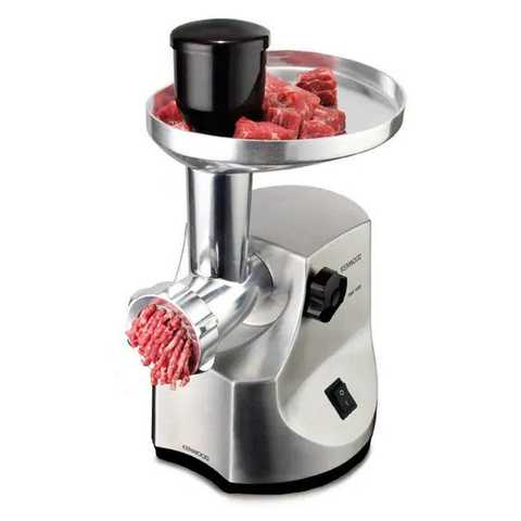 Meat Mincer Kenwood MG510, 2000W power output,3  perforated discs 3/4,5/8mm, sausage and kebbe stuffers, grinding speed 3kg / min, inox [4]