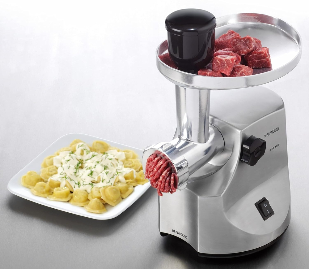 Meat Mincer Kenwood MG510, 2000W power output,3  perforated discs 3/4,5/8mm, sausage and kebbe stuffers, grinding speed 3kg / min, inox [7]