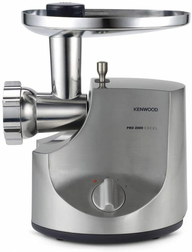 Meat Mincer Kenwood MG700, 2000W power output,3  perforated discs 3/4,5/8mm, sausage and kebbe stuffers, grinding speed 3kg / min, inox [3]