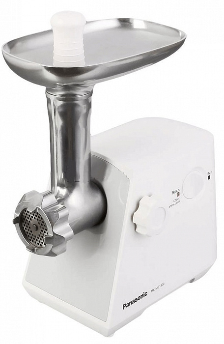 Meat Mincer Panasonic MK-MG1510WTQTip:  Mașină de tocat carne Putere :  1500 WMaterialul carcasei:  Plastic Funcție reversNumăr site tocare carne:  2 [4]