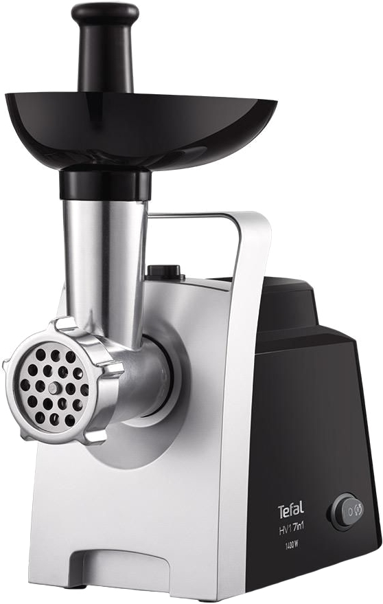 Meat Mincer Tefal NE109838Putere:  1400 WMaterialul carcasei:  Plastic Capacitatea de mărunșire :  1,7 kg/mFuncție reversAccesoriu pentru cârnațiStorcător pentru fructe și legume [3]