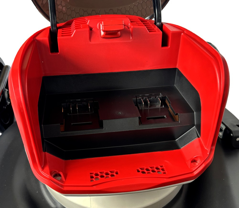Mașină de tuns gazonul cu acumulator CROWN CT29020HSX-4 (2×20V, 2×4Ah, Brushless, 51 cm, Autopropulsată, Coș 60 l) [7]