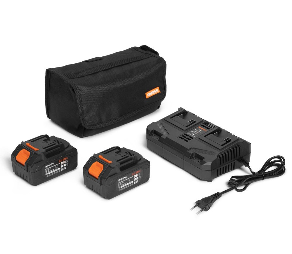 Mașină de tuns gazonul cu acumulator DAEWOO DLM 5042Li-S SET (2×21V, 2×5Ah, Motor Brushless 1300W, 47 cm, Autopropulsată, Coș 65L) [5]