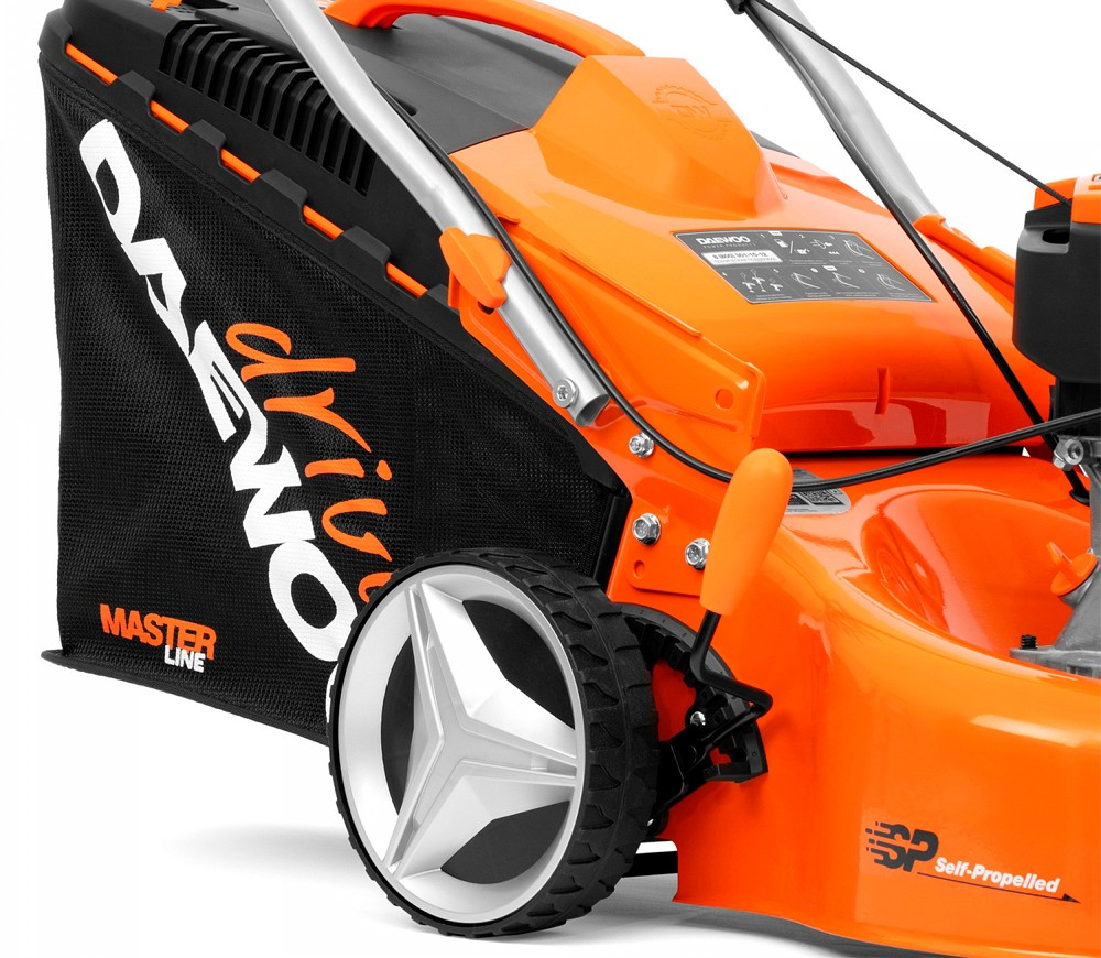 Mașină de tuns gazonul pe benzină DAEWOO DLM 43SP (3.4 CP, 131 cm³, 40 cm, Autopropulsată, Mulcire, Coș 50L) [6]
