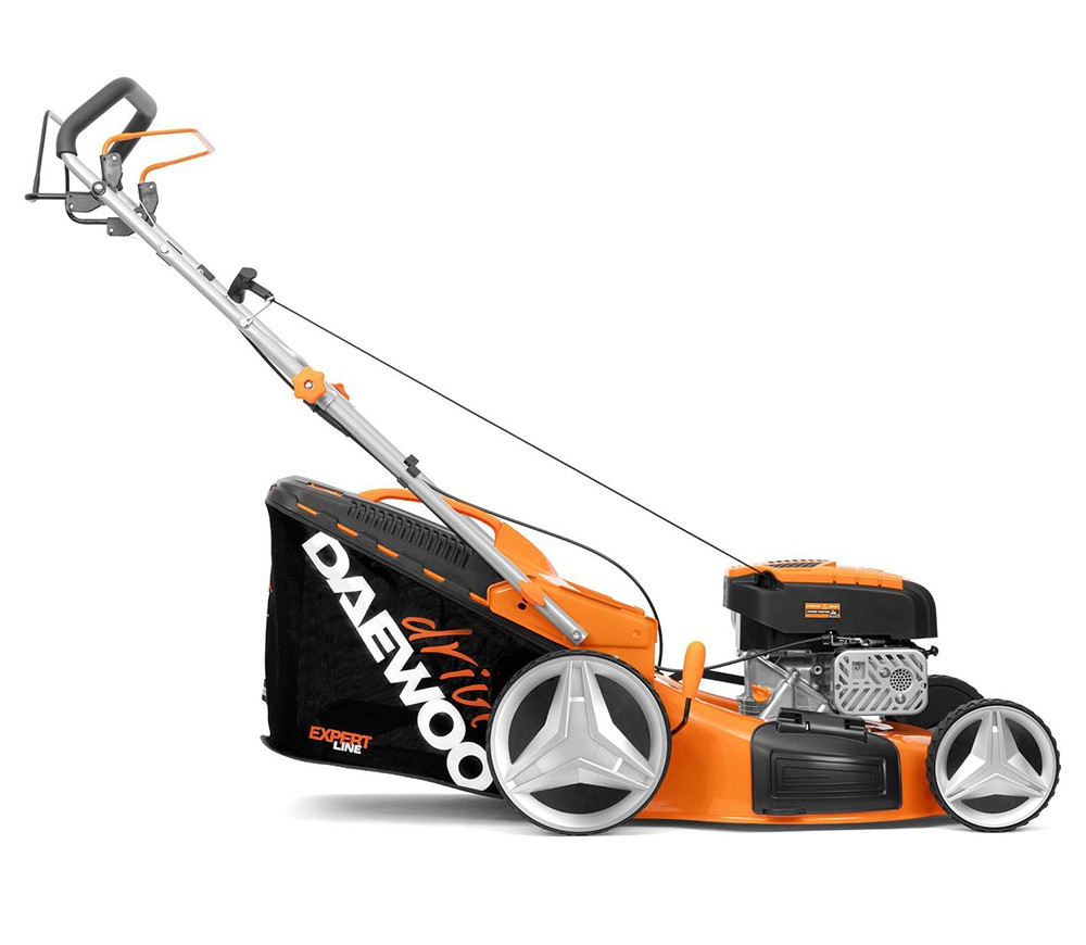 Mașină de tuns gazonul pe benzină DAEWOO DLM 55SP (3.8 CP, 149 cm³, 51 cm, Autopropulsată, Sistem 4 în 1, Coș 60L) [4]