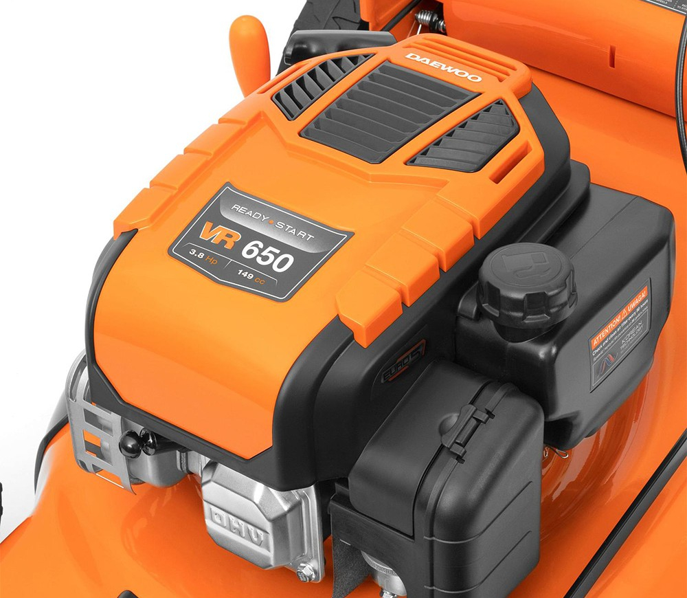 Mașină de tuns gazonul pe benzină DAEWOO DLM 55SP (3.8 CP, 149 cm³, 51 cm, Autopropulsată, Sistem 4 în 1, Coș 60L) [5]
