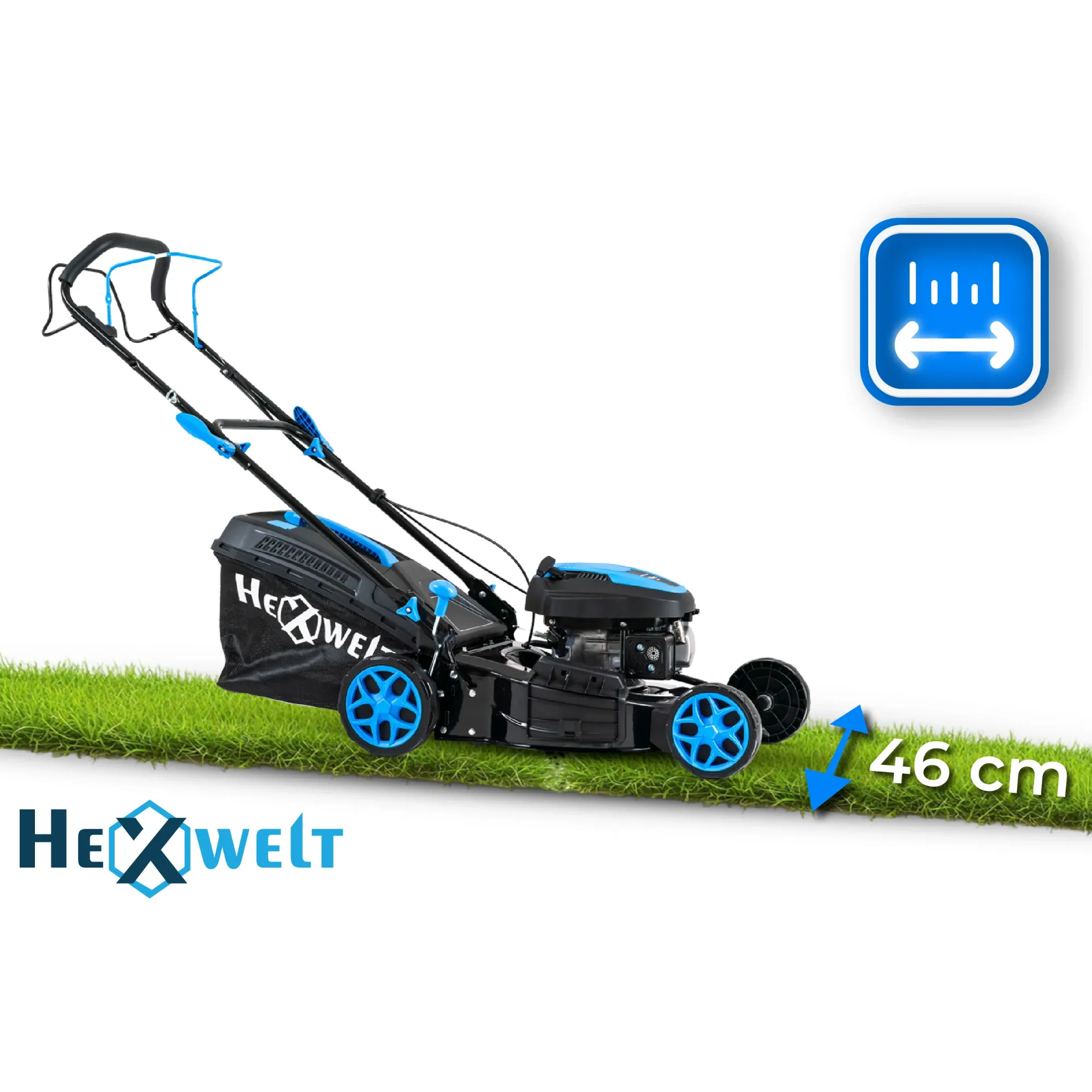 Maşina de tuns gazonul pe benzină HEXWELT MOWER 150  [3]
