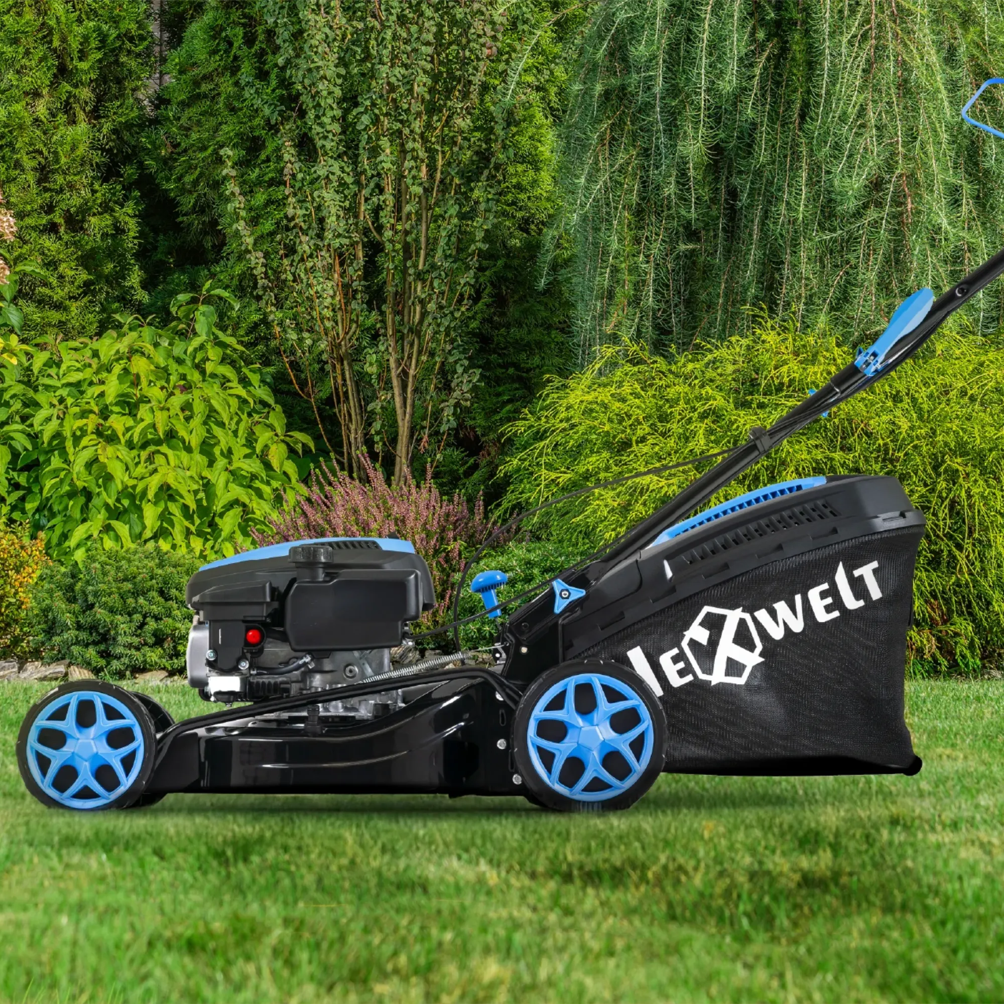 Maşina de tuns gazonul pe benzină HEXWELT MOWER 150  [2]