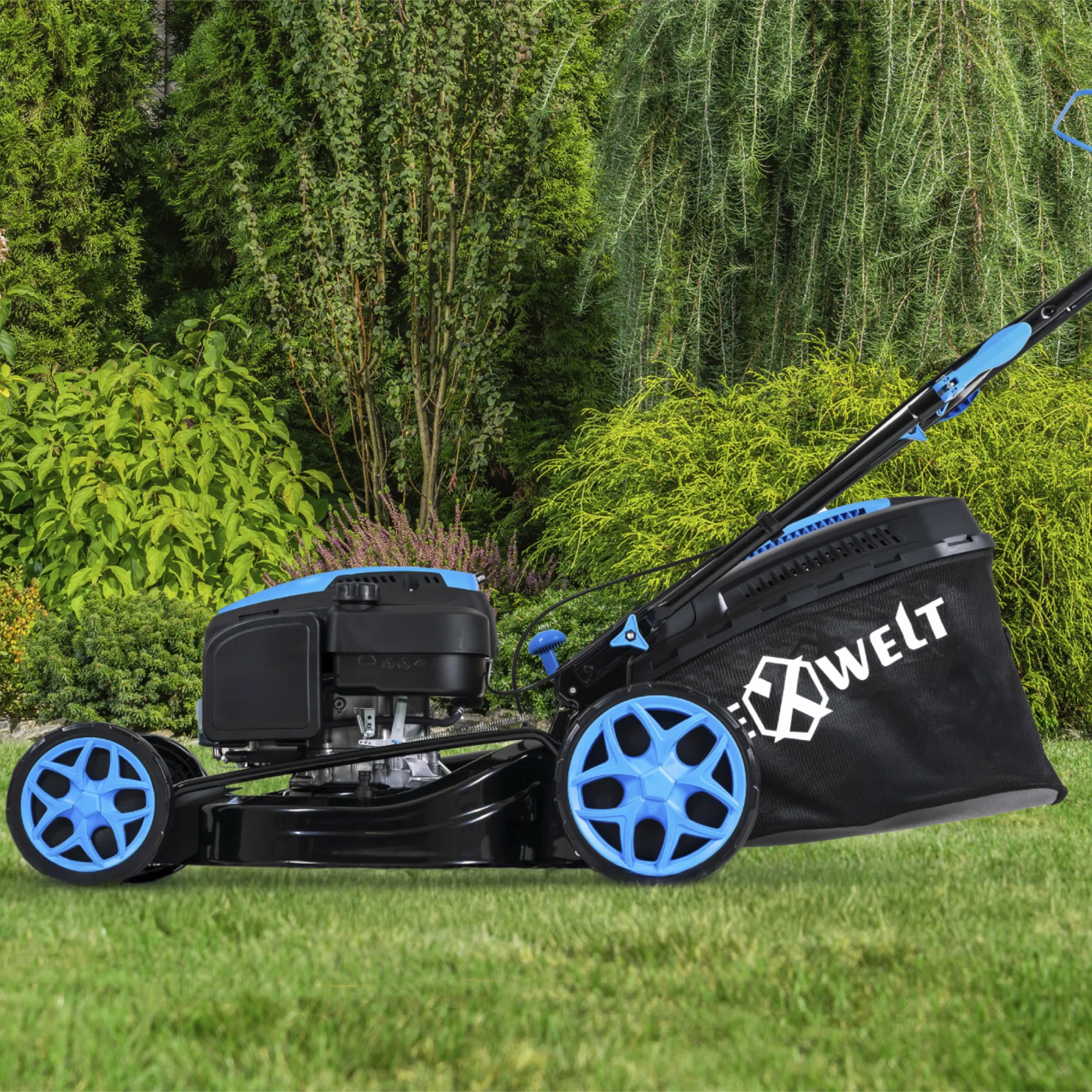 Бензиновая газонокосилка HEXWELT MOWER 200 [2]