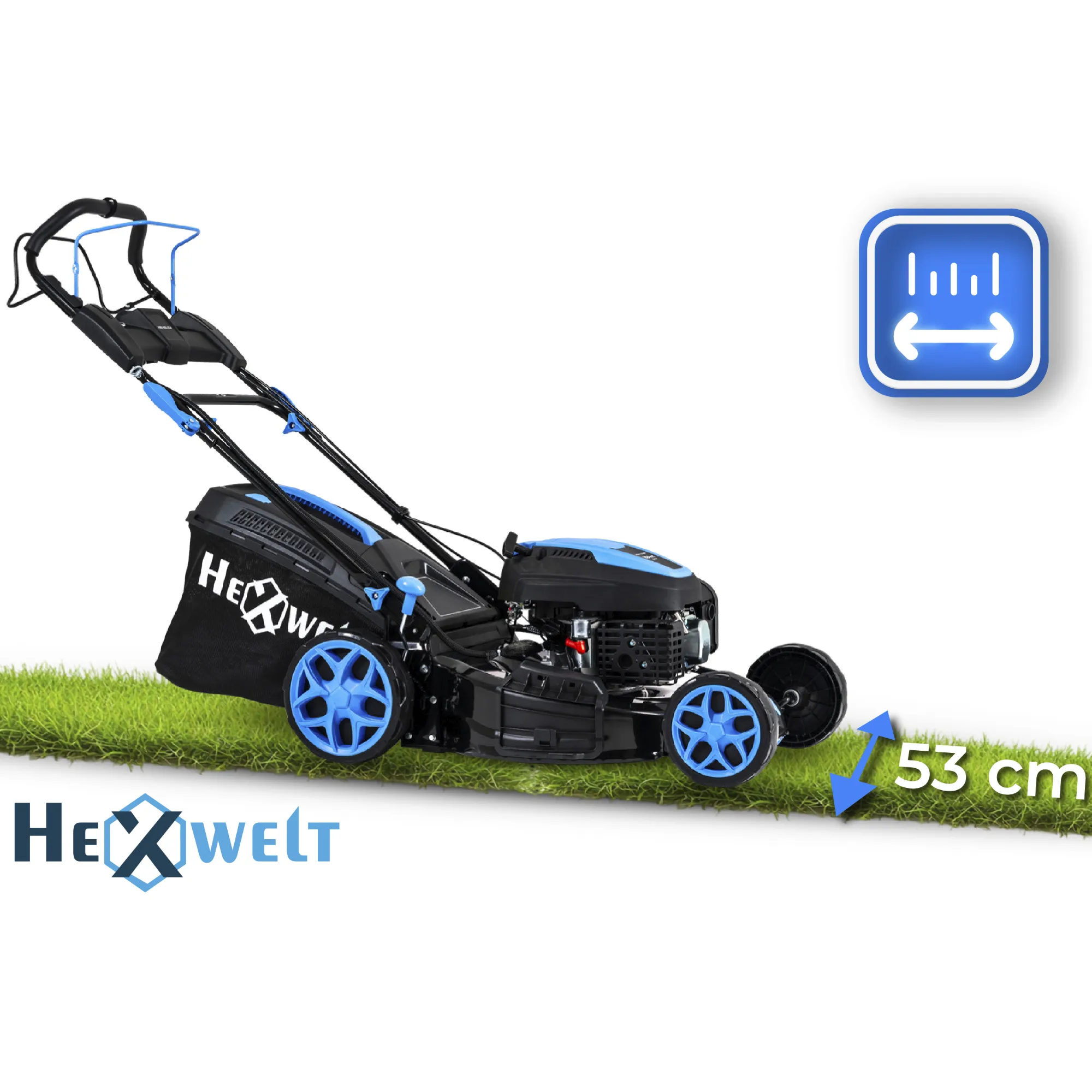 Бензиновая газонокосилка HEXWELT MOWER 224 [2]