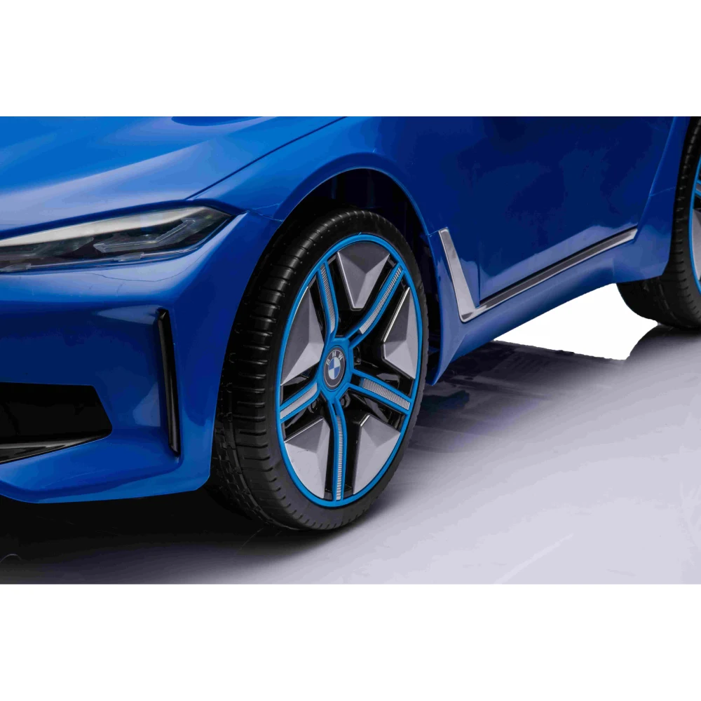 Электромобиль BMW i4 JE1009/3 синий – спортивный премиум-стиль, 4 мотора и пульт ДУ для безопасных приключений! [6]