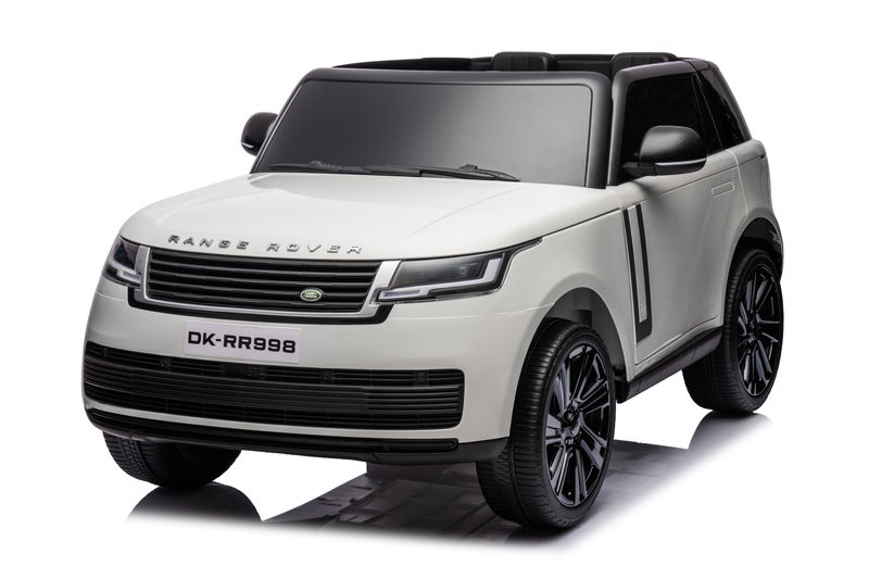 Электромобиль Land Rover белый 12V14Ah – Детский электромобиль с 4 моторами по 35W, MP3 и EVA колесами [1]