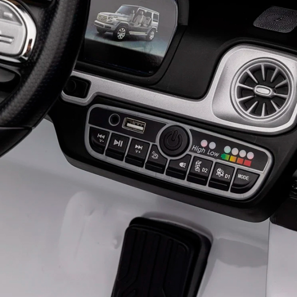 Электромобиль Mercedes Benz G белый [8]