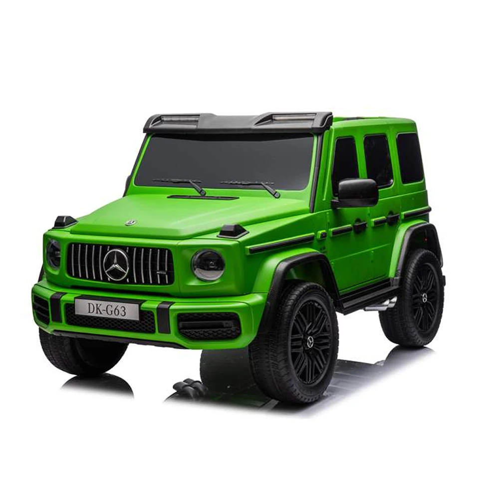 Mașină electrică Mercedes-Benz G63 verde vopsit 24V – lux autentic, 4 motoare și două locuri pentru aventuri de familie! [3]