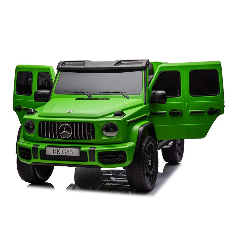 Mașină electrică Mercedes-Benz G63 verde vopsit 24V – lux autentic, 4 motoare și două locuri pentru aventuri de familie! [2]