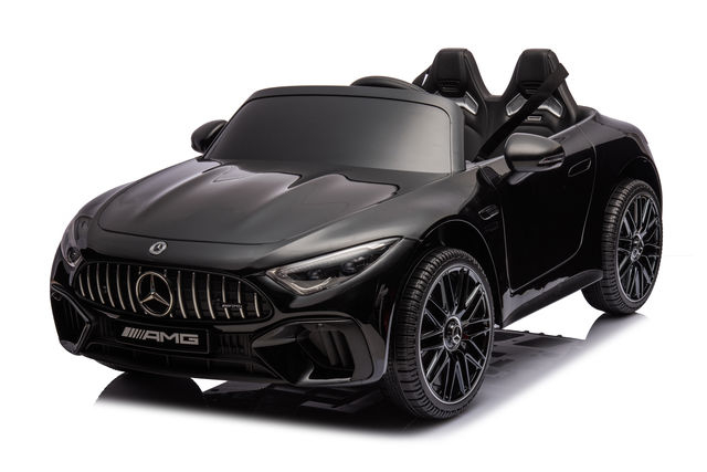 Mașină electrică Mercedes Benz SL63 Neagră – 24V7Ah, 2 motoare 200W, MP3, Telecomandă, Roți EVA [1]