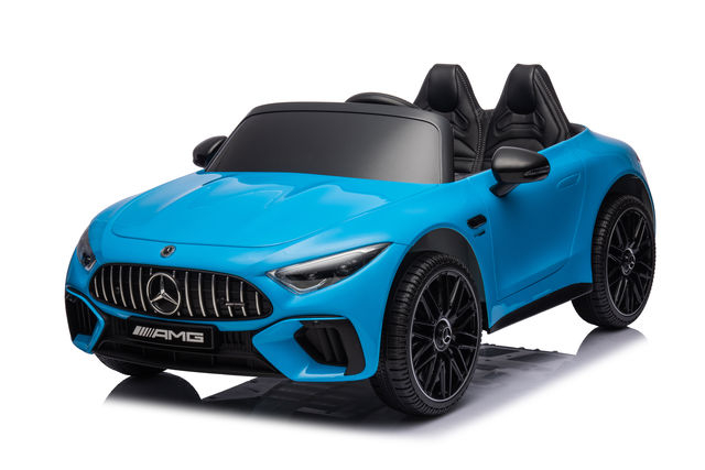 Машина аккумуляторная Mercedes Benz SL63 Синяя – 24V7Ah, 2 мотора 200W, MP3, пульт, мягкие колёса EVA [1]