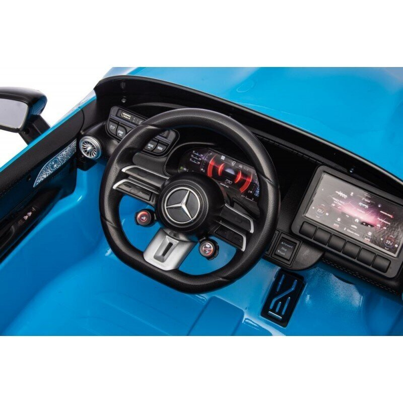 Машина аккумуляторная Mercedes Benz SL63 Синяя – 24V7Ah, 2 мотора 200W, MP3, пульт, мягкие колёса EVA [6]