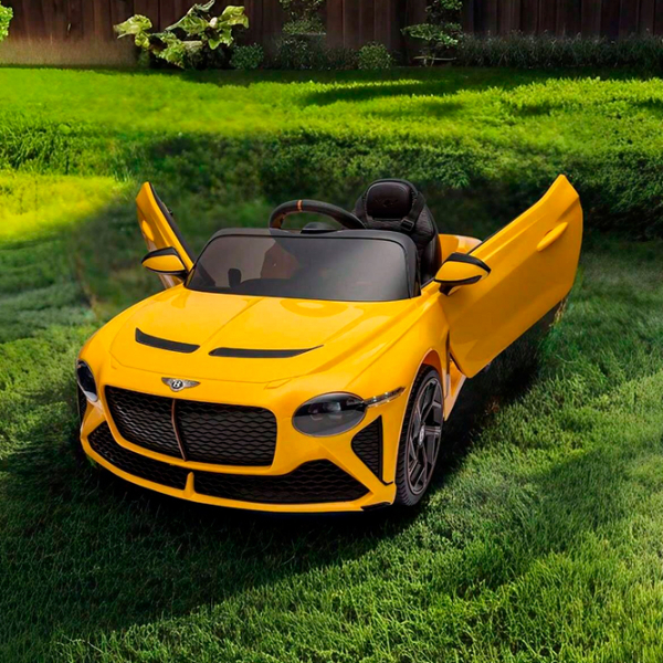 Детский электромобиль Bentley Bacalar Желтый – стиль и мощь для маленьких водителей! [5]