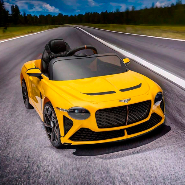 Детский электромобиль Bentley Bacalar Желтый – стиль и мощь для маленьких водителей! [6]