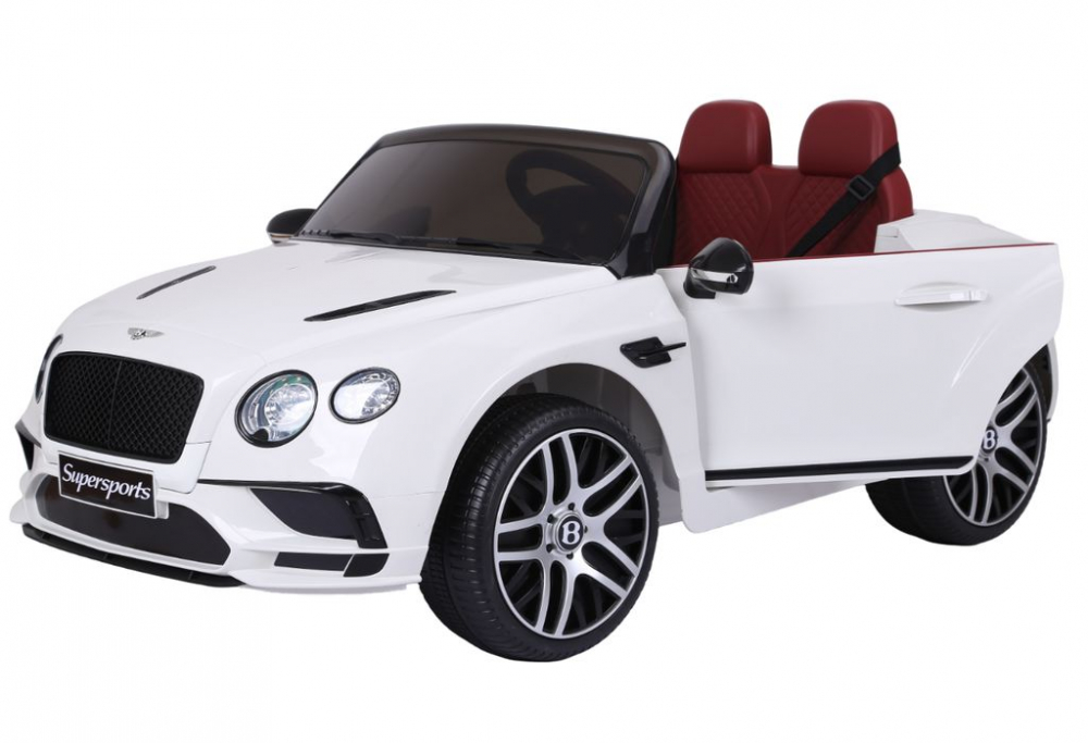 Детский электромобиль Bentley Continental Sports Белый – роскошь и комфорт для маленьких водителей! [1]