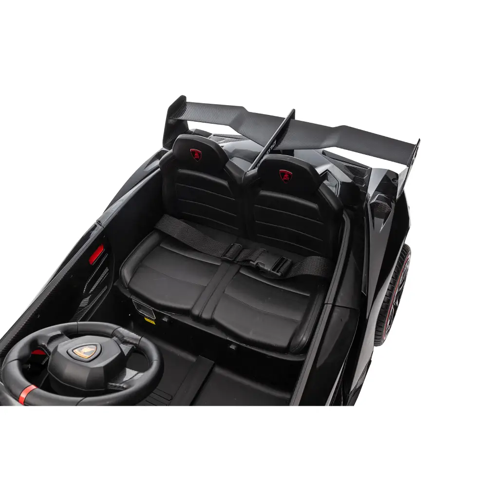 Электромобиль для детей LAMBORGHINI VENENO MX615B/2, 12V 7Ah, кожаное сиденье, мягкие колёса EVA, MP3, до 30 кг [3]