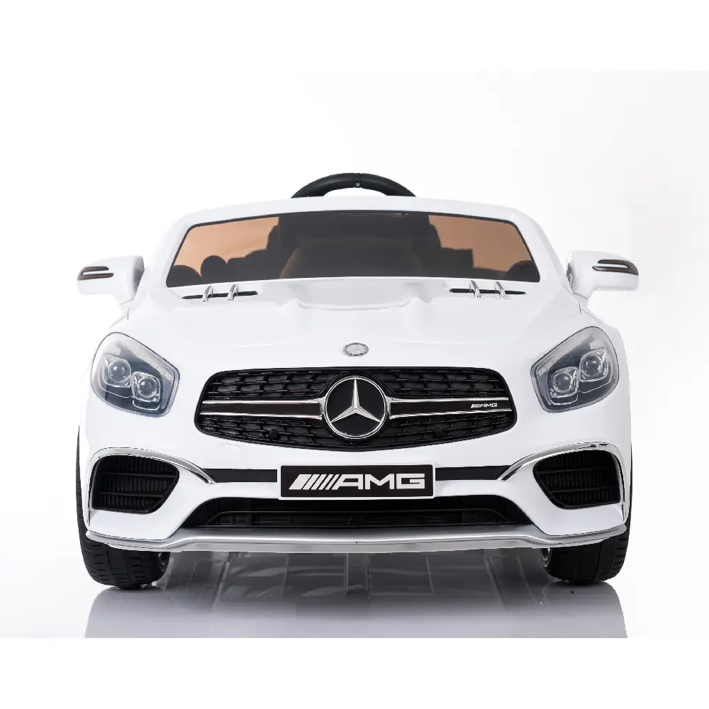 Детский электромобиль Mercedes Benz белого цвета – стиль и комфорт для маленьких водителей [5]