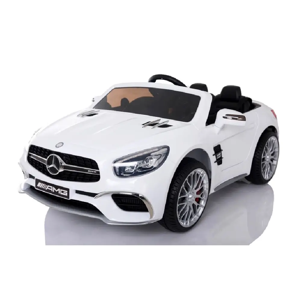 Детский электромобиль Mercedes Benz белого цвета – стиль и комфорт для маленьких водителей [4]