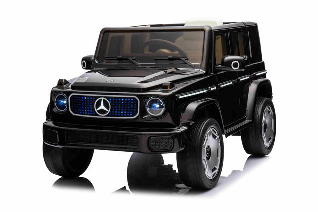 Детский электромобиль Mercedes Benz EQG JE2088/2 – 12V 9Ah, 4 мотора, кожаное сиденье, MP3, колёса EVA, пульт управления [1]
