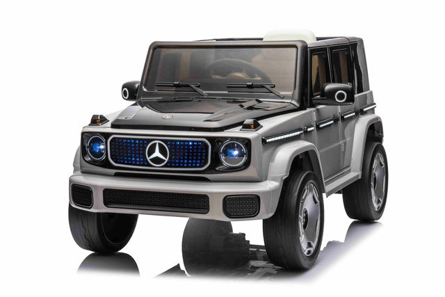 Детский электромобиль Mercedes Benz EQG JE2088/3 – 12V 9Ah, 4 мотора, кожаное сиденье, колёса EVA, пульт управления [1]