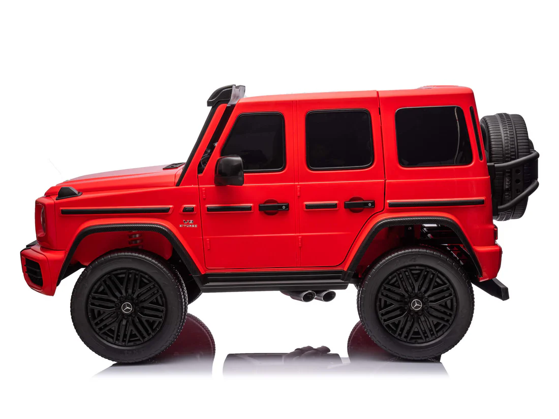 Mașină electrică pentru copii Mercedes Benz G63 – 24V 14Ah, 4 motoare de 200W, scaune din piele, MP3, telecomandă, roți EVA, greutate suportată 80 kg [7]