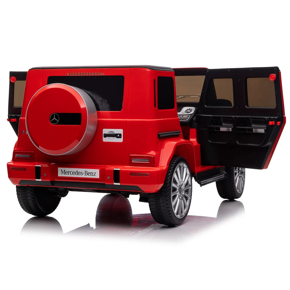 Mașină electrică pentru copii Mercedes Benz MX627 / 1 – 12V, 4 motoare, scaun din piele, roți EVA, telecomandă [6]