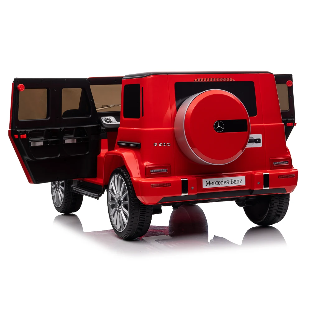 Mașină electrică pentru copii Mercedes Benz MX627 / 1 – 12V, 4 motoare, scaun din piele, roți EVA, telecomandă [5]