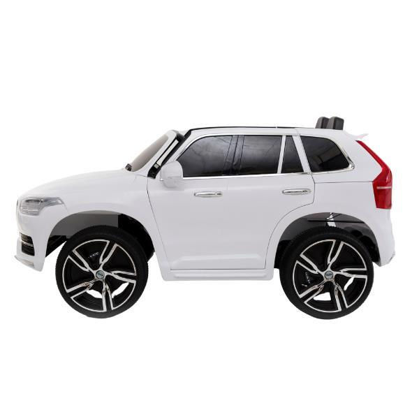 Детский электромобиль VOLVO XC90 – Стиль, безопасность и радость для маленьких водителей! 12V7AH | 2 мотора по 35W | Колёса EVA | Кожаные сиденья | Белый цвет [3]