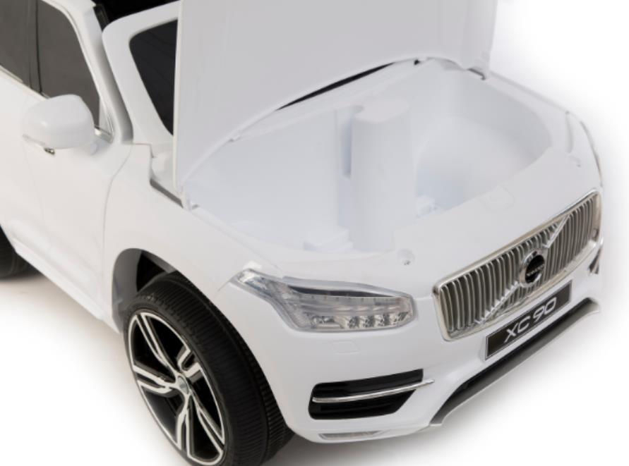 Детский электромобиль VOLVO XC90 – Стиль, безопасность и радость для маленьких водителей! 12V7AH | 2 мотора по 35W | Колёса EVA | Кожаные сиденья | Белый цвет [11]