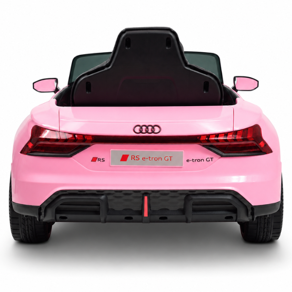 Mașinuță electrică licențiată Audi e-tron pentru copii (12V4.5Ah, 2x35W, EVA, Piele, Roz) [9]